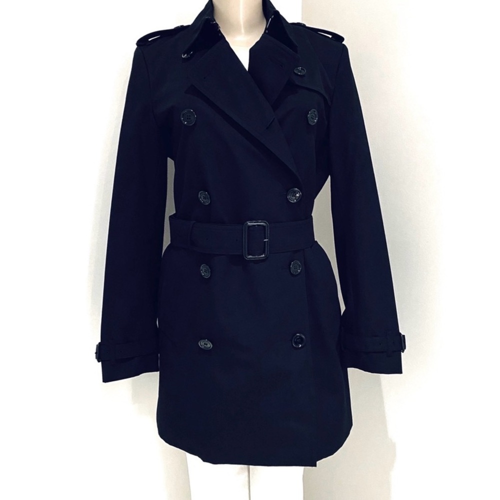 Burberry Navy Trench Coat - Picture 3 of 13